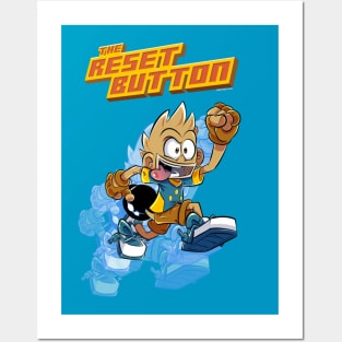 The Reset Button Graphic Tee Posters and Art